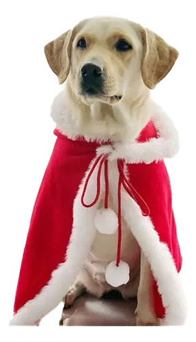 Disfraz Capa Navideña Para Perro Mascotas