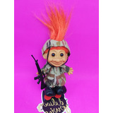 Troll Russ Figura Troll Soldado Vintage 