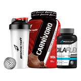 Carnívoro Beef Protein 900g Vasodilatador Dilaflex + Shaker 