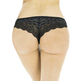 Panty Bikini Con Encaje Sensual Tops & Bottoms 29271 Mujer