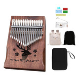 Kalimba De 17 Teclas, Piano De Dedo Sólido Estuche De ...