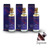 Kit 3 Perfumes Luxuria Feminino 15ml Amakha Paris