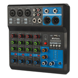 Mini Mezclador De Audio Dj Sistema De Consola Placa Sonido