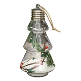 L Bola De Navidad Transparente Led Christmas Tr 226e