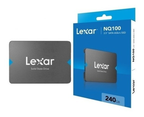 Disco Duro Solido Ssd Lexar Nq100 240gb Sata 1 Año Garantia