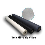 Tela Mosquiteiro Fibra De Vidro Cinza 1,00 X 10 Metros