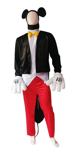Disfraz Mickey Mouse Adulto Envío Gratis