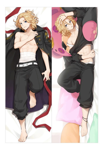 Dakimakura Tokyo Revengers 2 Lados+relleno 35 X 100