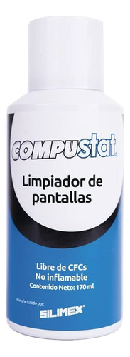 Compustat Limpiador De Pantallas Aerosol Silimex 170 Ml