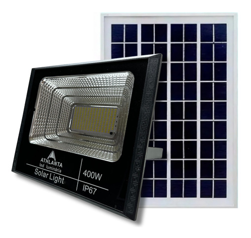 Refletor De Led Econômico 400w Energia Solar Prova Dágua