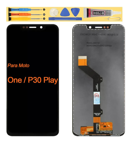 Para Motorola Moto One Xt1941/ P30 Play Lcd Pantalla Complet