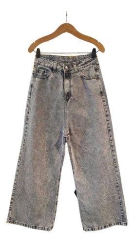 Jeans Denim Tiro Bajo Extra Wide Leg Super Oxford Tendencia