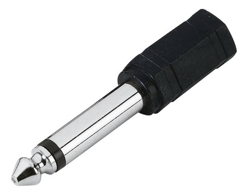 Convertidor 1 Jack  3.5mm Hembra A Plug 6.3mm Monoaural