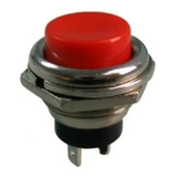5- Chave Push Button Pbs-26c Metal Vermelha Nf