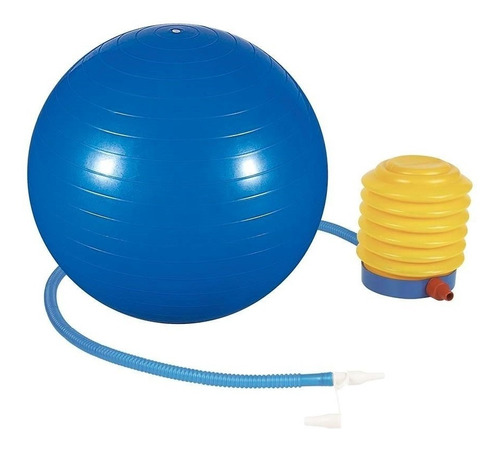 Bola Suiça Pilates Yoga Abdominal Fitness 75cm Bomba Grátis