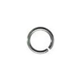 100 Elo Terminal Redondo Aço Inox 10mm X 8mm X 1,2mm Argola