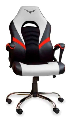 Silla Gaming Naceb Na-0935b 120 Kg. Color Negro/blanco