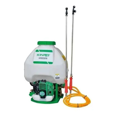 Aspersora Gasolina Kinro 25l 1hp Doble Varilla Modelo Kr2026 Blanco