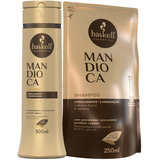 Kit Shampoo Mandioca Haskell + Refil De Shampoo - 300ml/250g