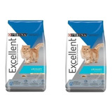 Alimento Excellent Urinary Gato 2 Bolsas De 3 Kg = 6 Kg