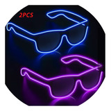 2pack Lentes Sol Luz Led Neon Fiesta Antro Boda