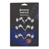 Maquinaria Jimmy Wess Para Guitarra Clasica 3+3 Cromada