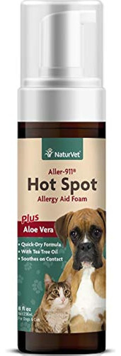 Naturvet - Aller-911 Hot Spot Allergy Aid Foam Plus Aloe Ver