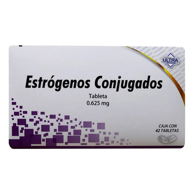 Estrógenos Conjugados C\u002F42 Tabletas 0.625 Mg | Envío gratis