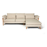 Sofa Seccional Cuba Derecho Beige