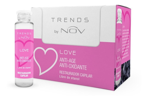 Caja Ampollas Nov Love Trends X 15 Uni. Nutrición Cabello 