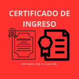 Certificado De Ingresos Para Independientes