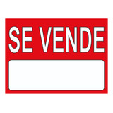 Cartel Se Vende Tela Pvc 100x72cm - Tenplot 