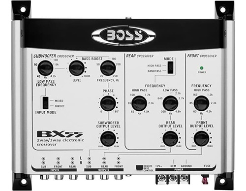 Boss Audio Sistemas Bx55 2 3 Vías Pre-amplificador Coche Ele