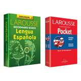 Diccionario Secundaria Español + Inglés Pocket - Larousse