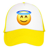 Gorra Trucker Emoji Emoticon Inocente Angelical R1