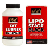 Fat Burner + Lipo Stack Black Ultra Tech- Quemador De Grasas