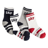 Gap 4 Pack Calcetines Con Logo Niño Tallas 6-12, 12-24