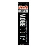 Maybelline Maquillaje Cejas Gel Tattoo Studio Waterproof 24h Color 256 Cafe Calido Warm Brown