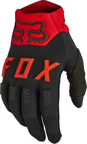 Fox Racing Guante Para Hombre (negro/rojo, Extragrande)