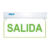 Cartel Señalizador Autonomo Leyenda Salida Led 220 V Sica