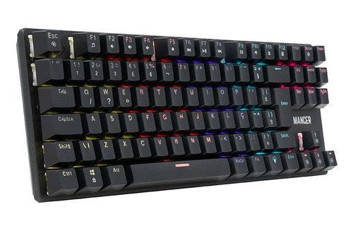 Teclado Mecanico Gamer Mancer Shade Mk2, Rainbow, S/ Huano V