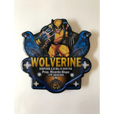 Placa Para Gaiola De Pássaro Personalizada Wolverine Azulão