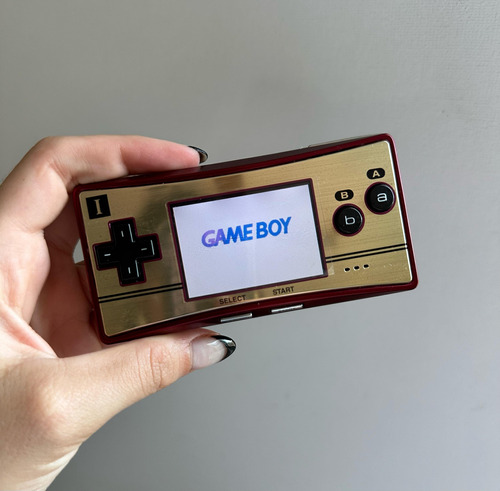 Nintendo Game Boy Micro Special 20th Anniversary Impecable!