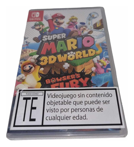 Nintendo Switch Super Mario 3ds World + Bowsers Fury