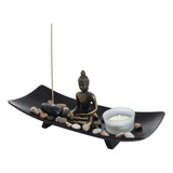 Mygift Zen Meditation Rock - Kit De Mesa De Jardín Con Ban.