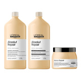 Loreal Kit Absolut Repair Gold Quinoa Trio Grande