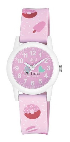 Reloj Infantil Para Niña Q & Q Candy Análogo Vr99j011y