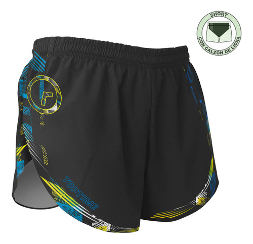 Short Para Correr Running Corto Hombre Entrenamiento Loga