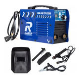 Soldadora Inversora Mma-140 127/230 Portatil Azul Inverter