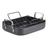 Cooks Asador Estándar Anodizado Duro, 16 X 12 Pulgadas, Negr